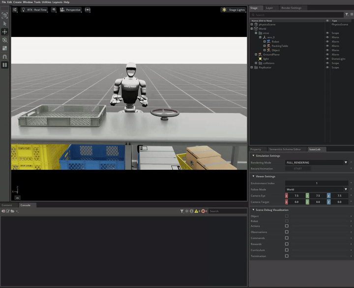 具有运动操作能力的 G1 人形机器人执行拾取和放置任务